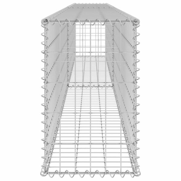 vidaXL Συρματοκιβώτιο Τοίχος 300x30x50 εκ. Γαλβαν. Χάλυβας + Καλύμματα