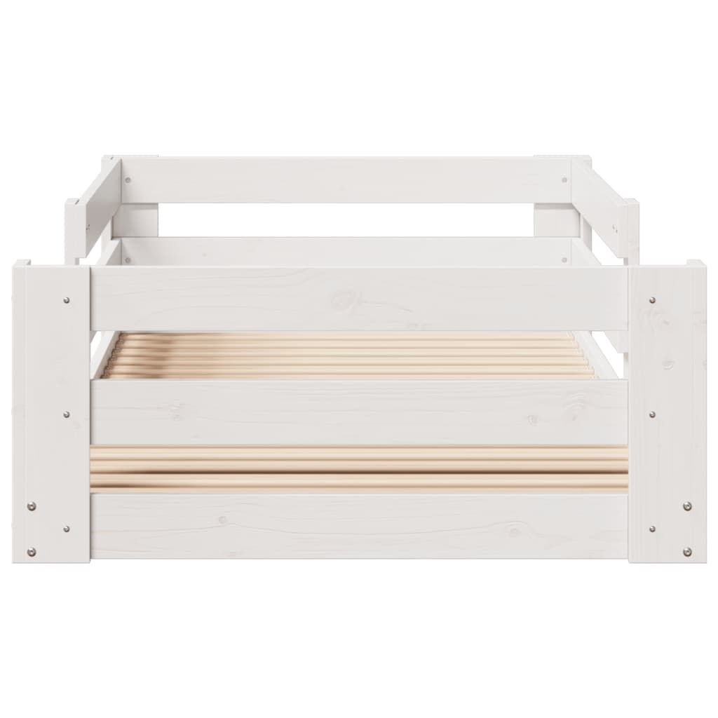 vidaXL Σκελετός Κρεβ. Χωρίς Στρώμα 70x140 εκ. από Μασίφ Ξύλο Πεύκου