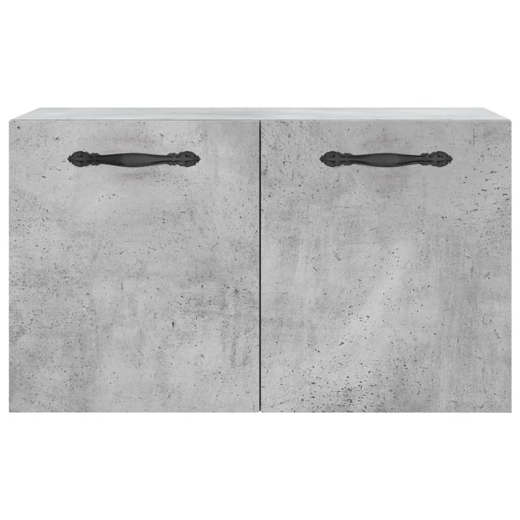 vidaXL Ντουλάπι Τοίχου Γκρι Σκυρ. 60x36,5x35 εκ. Επεξεργασμένο Ξύλο