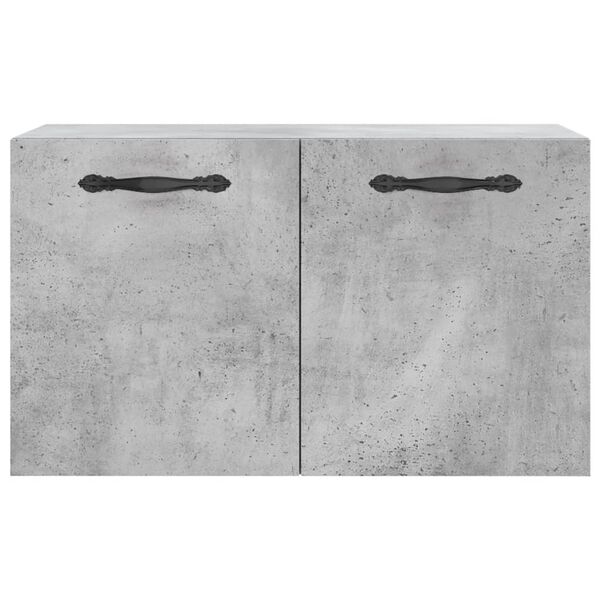 vidaXL Ντουλάπι Τοίχου Γκρι Σκυρ. 60x36,5x35 εκ. Επεξεργασμένο Ξύλο