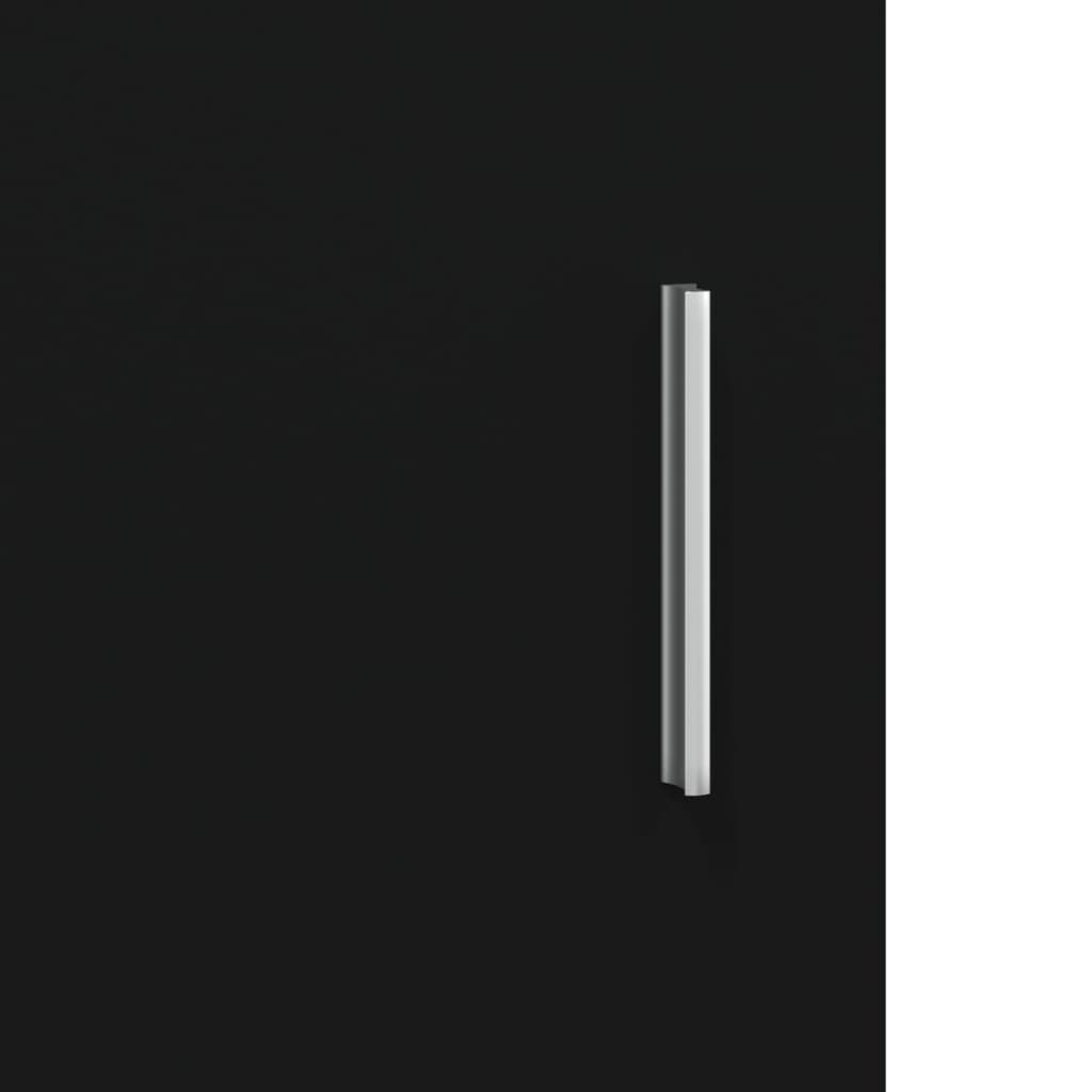 vidaXL Βάση Ενυδρείου Μαύρη 121 x 41 x 58 εκ. από Επεξεργασμένο Ξύλο