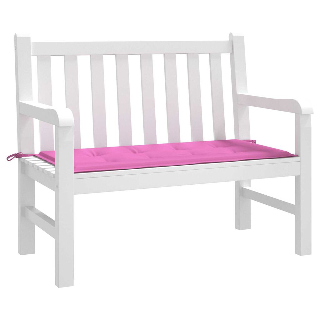 vidaXL Μαξιλάρι Παγκάκι Κήπου Ροζ 120 x 50 x 4 cm Ύφασμα Oxford