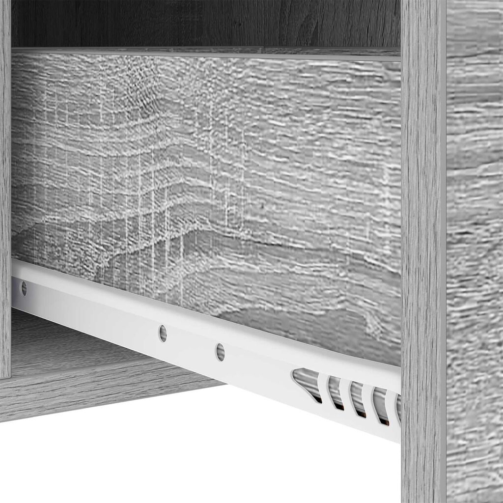 vidaXL Κουτιά Κρεβατοκάμαρας 2 pcs Γκρι sonoma 30 x 48 x 61 εκ