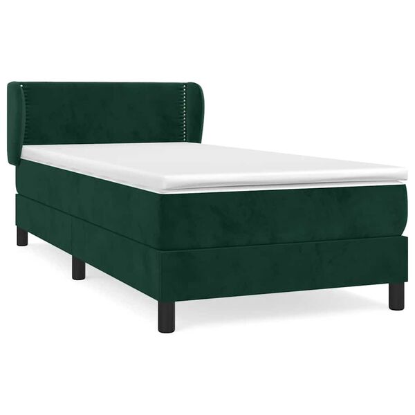 vidaXL &Kappa;&rho;&epsilon;&beta;ά&tau;&iota; Boxspring &mu;&epsilon; &Sigma;&tau;&rho;ώ&mu;&alpha; &Sigma;&kappa;&omicron;ύ&rho;&omicron; &Pi;&rho;ά&sigma;&iota;&nu;&omicron; 80x200 &epsilon;&kappa;. &Beta;&epsilon;&lambda;&omicron;ύ&delta;&iota;&nu;&omicron;