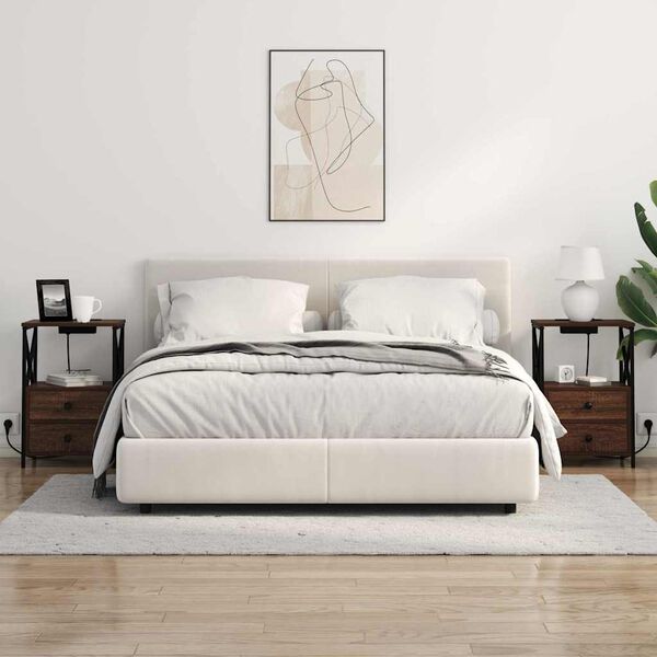 vidaXL &Kappa;&omicron;&mu;&omicron;&delta;ί&nu;&omicron; 2 pcs &Kappa;&alpha;&phi;έ &delta;&rho;&upsilon;&sigmaf; 40 x 31 x 60 &epsilon;&kappa;. &Epsilon;&pi;&epsilon;&xi;&epsilon;&rho;&gamma;&alpha;&sigma;&mu;έ&nu;&omicron; &xi;ύ&lambda;&omicron;