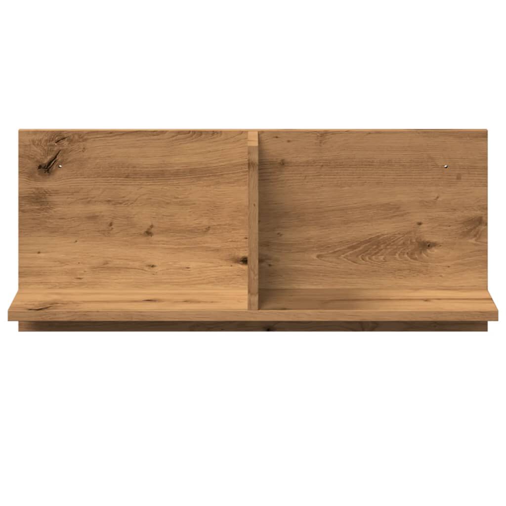 vidaXL Ντουλάπι Τοίχου Αρτισιανή Δρυς 70x16,5x30 εκ Επεξεργασμένο Ξύλο