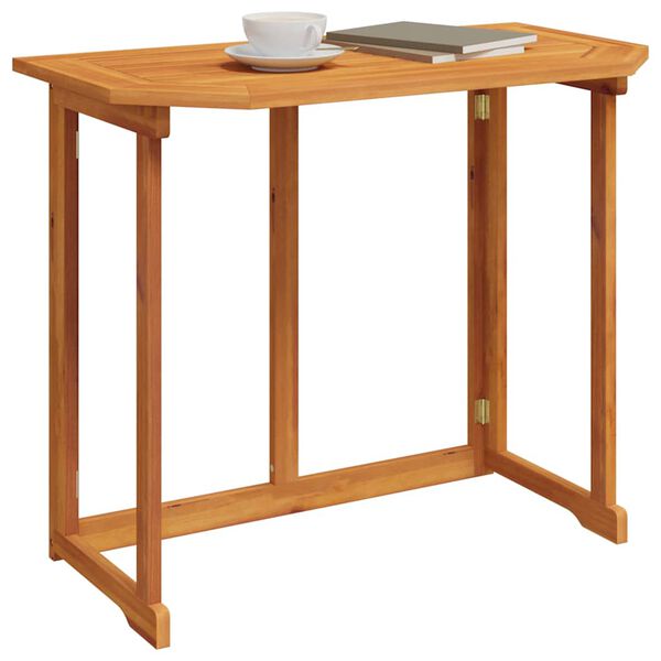 vidaXL Τραπέζι Bistro 90 x 50 x 75 εκ. από Μασίφ Ξύλο Ακακίας