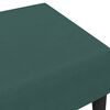 vidaXL Υποπόδιο Σκούρο Πράσινο 77x55x31 εκ. Βελούδινο
