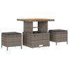 vidaXL Σετ Καναπέ Κήπου με μαξιλάρι 12 pcs Γκρι 80 x 80 x 71 cm
