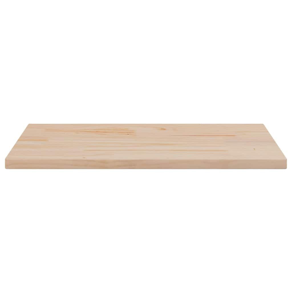 vidaXL Επιφάνεια Τραπεζιού Ορθογ. 80x40x2,5 εκ. από Μασίφ Ξύλο Πεύκου