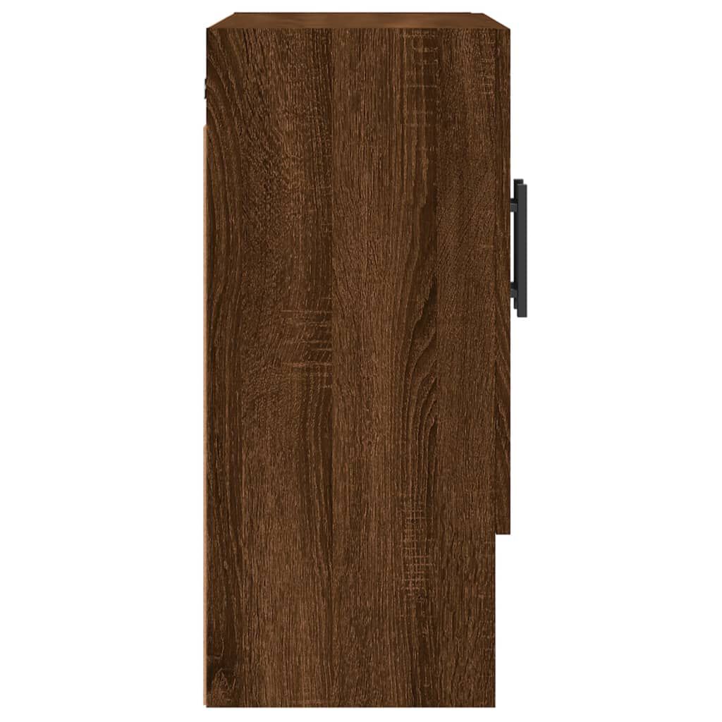 vidaXL Ντουλάπι Τοίχου Καφέ Δρυς 60x31x70 εκ. Επεξεργασμένο Ξύλο