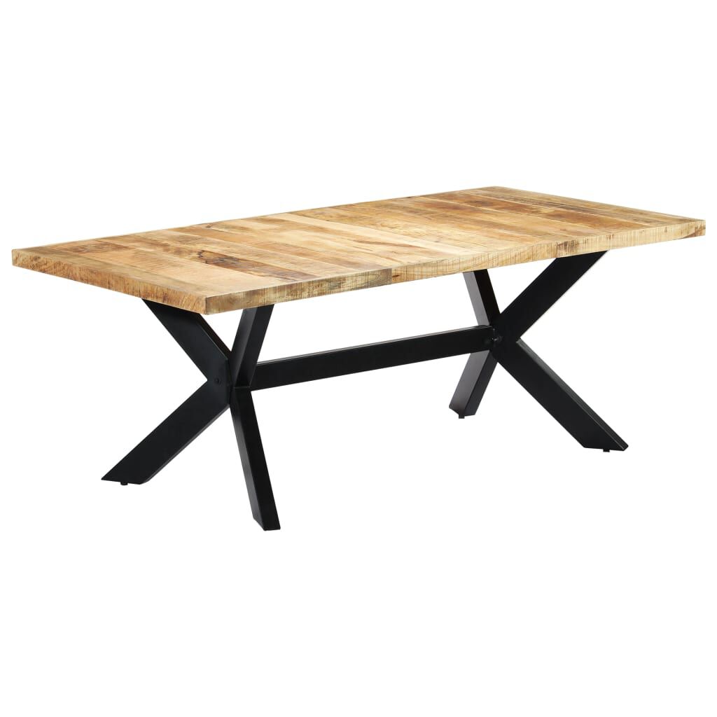 vidaXL Τραπεζαρία 200 x 100 x 75 εκ. από Μασίφ Ξύλο Μάνγκο