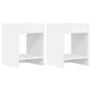 vidaXL &Beta;ά&sigma;&eta; &phi;&upsilon;&tau;ώ&nu; &mu;&epsilon; &rho;ά&phi;&iota; 2 pcs &Lambda;&epsilon;&upsilon;&kappa;ό&sigmaf; 30 x 30 x 40 cm