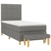 vidaXL &Kappa;&rho;&epsilon;&beta;ά&tau;&iota; Boxspring &mu;&epsilon; &Sigma;&tau;&rho;ώ&mu;&alpha; &Sigma;&kappa;&omicron;ύ&rho;&omicron; &Gamma;&kappa;&rho;&iota; 90x190 &epsilon;&kappa;. &Upsilon;&phi;&alpha;&sigma;&mu;ά&tau;&iota;&nu;&omicron;