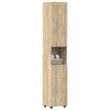 vidaXL Ντουλάπι Μπάνιου με πόρτα TULUM Sonoma Δρυς 37 x 31.5 x 203 εκ
