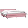 vidaXL &Kappa;&rho;&epsilon;&beta;ά&tau;&iota; Boxspring &mu;&epsilon; &Sigma;&tau;&rho;ώ&mu;&alpha; &Rho;&omicron;&zeta; 180x210 &epsilon;&kappa;. &Beta;&epsilon;&lambda;&omicron;ύ&delta;&iota;&nu;&omicron;