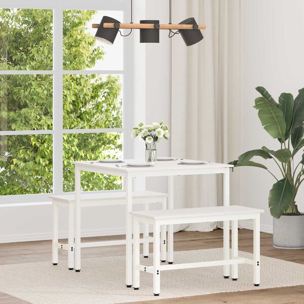 vidaXL &Tau;&rho;&alpha;&pi;&epsilon;&zeta;&alpha;&rho;ί&alpha; &Lambda;&epsilon;&upsilon;&kappa;ό 80 x 80 x 75 cm &Sigma;&tau;&epsilon;&rho;&epsilon;ά &xi;&upsilon;&lambda;&epsilon;ί&alpha; &pi;&epsilon;ύ&kappa;&omicron;&upsilon;