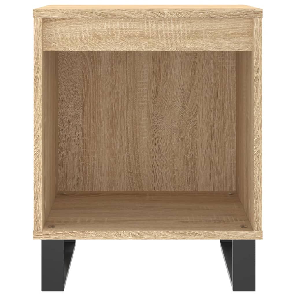vidaXL Κομοδίνα 2 τεμ. Sonoma Δρυς 40 x 35 x 50 εκ. από Επεξεργ. Ξύλο