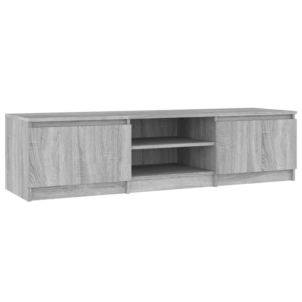 vidaXL Έπιπλο Τηλεόρασης Γκρι Sonoma 140x40x35,5 εκ. από Επεξεργ. Ξύλο