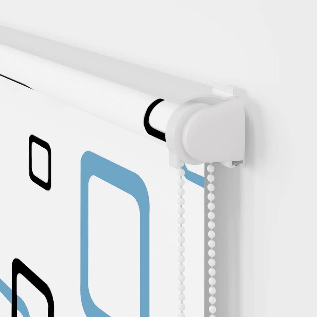 vidaXL Κουρτίνα Μπάνιου Ρολό κασέτα 120x240εκ. Πλάτος υφάσματος 116εκ.