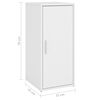 vidaXL Παπουτσοθήκες 2 τεμ. Λευκές 32 x 35 x 70 εκ. από Μοριοσανίδα