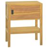 vidaXL Έ&pi;&iota;&pi;&lambda;&omicron; &Mu;&pi;ά&nu;&iota;&omicron;&upsilon; 60x40x75 &epsilon;&kappa;. &alpha;&pi;ό &Mu;&alpha;&sigma;ί&phi; &Xi;ύ&lambda;&omicron; Teak