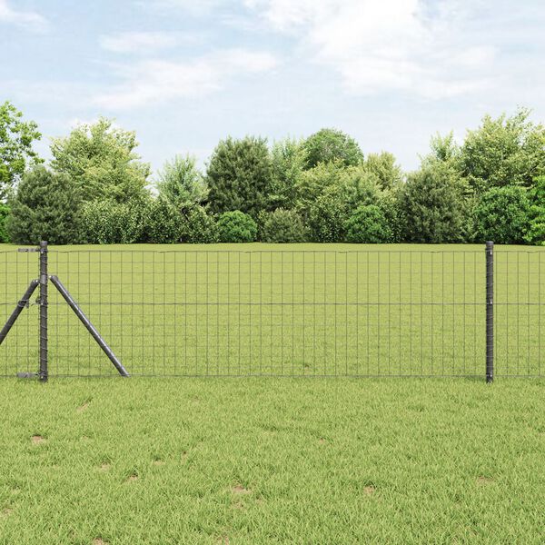 vidaXL Πόρτες με 7 σύρματα Γκρι Ø32 mm 100 cm Γαλβανισμένο Χάλυβα