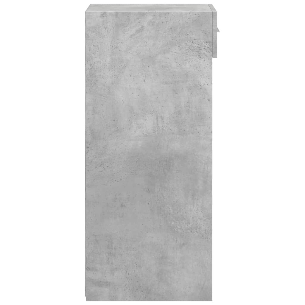 vidaXL Ντουλάπι Γκρι Σκυροδέματος 40x42,5x93 εκ. Επεξεργασμένο Ξύλο