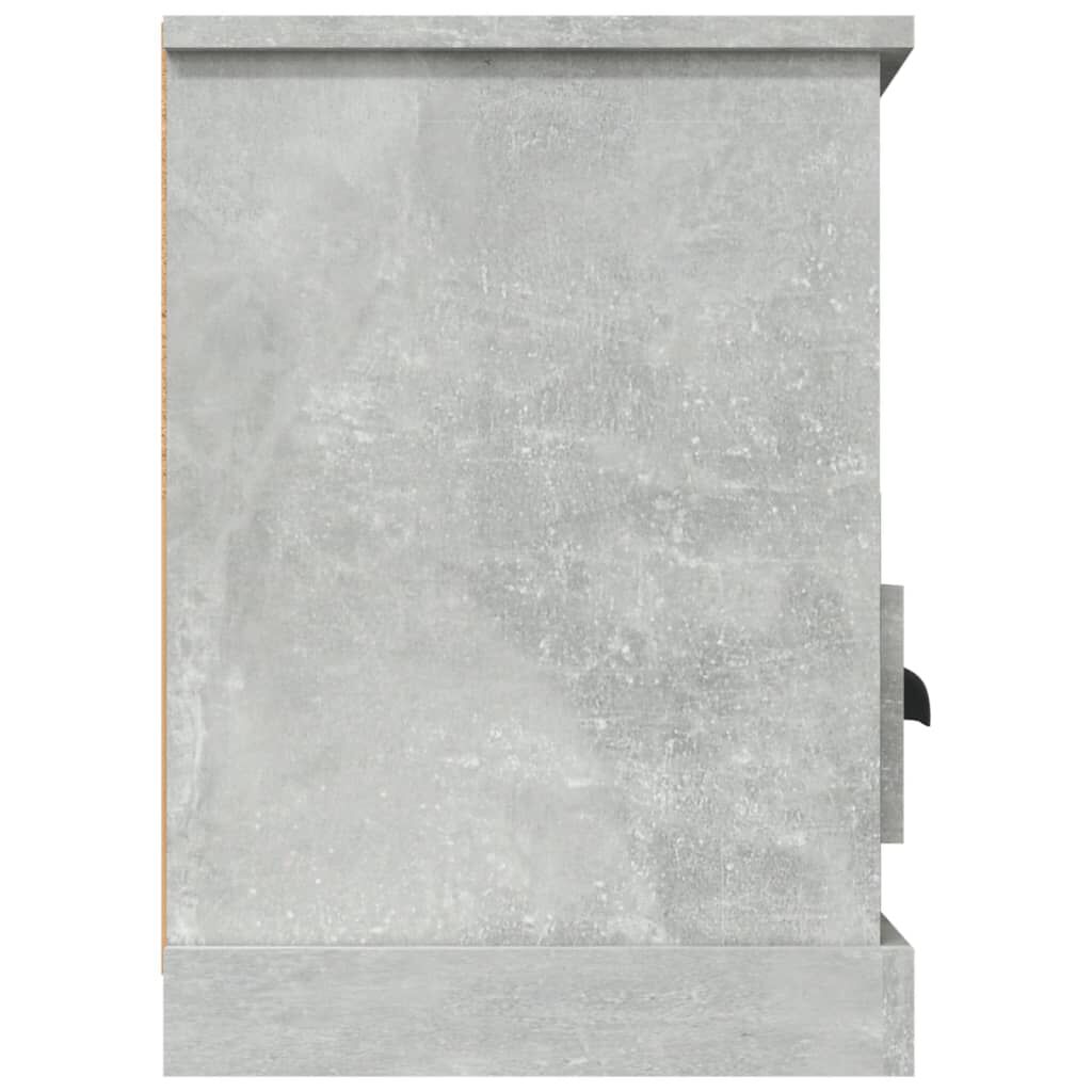 vidaXL Έπιπλο Τηλεόρασης Γκρι Σκυροδέματος 100x35x50 εκ. Επεξ. Ξύλο