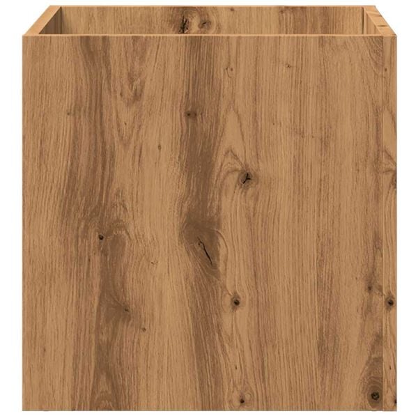 vidaXL Κουτί γλάστρας Artisan Oak 40x40x40 cm Κατασκευασμένο ξύλο