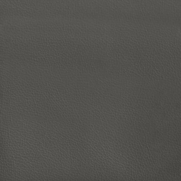 vidaXL Πλαίσιο Κρεβατιού χωρίς στρώμα Γκρι 120x190 εκ.Συνθ. Δέρμα