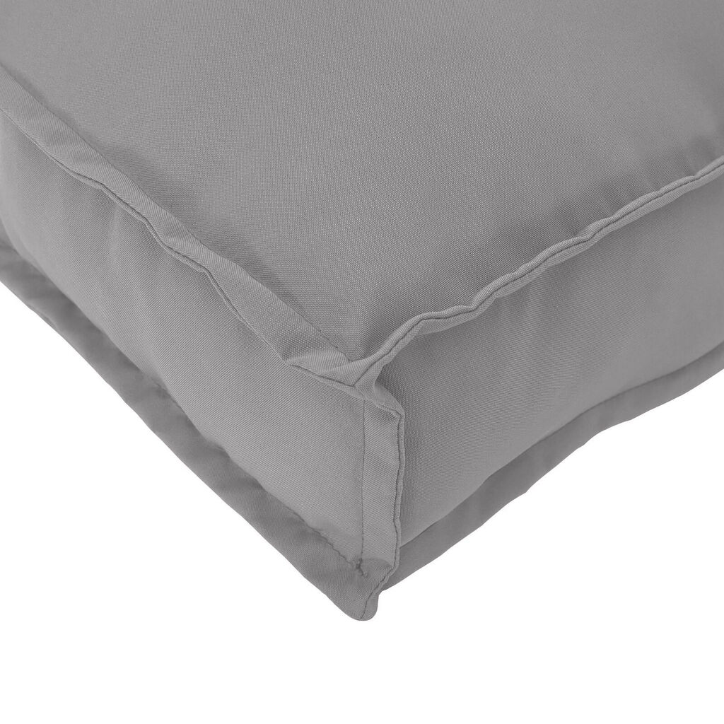 vidaXL Μαξιλάρι Παλετών για Καθίστα Γκρι 60x40x8 εκ. από Ύφασμα Oxford