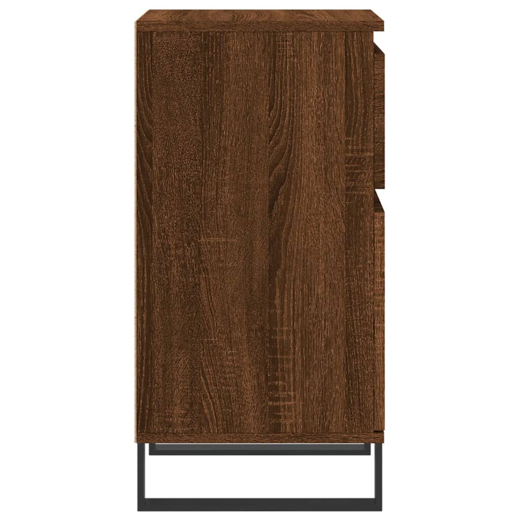 vidaXL Ντουλάπια 2 τεμ. Καφέ Δρυς 40x35x70 εκ. από Επεξεργασμένο Ξύλο