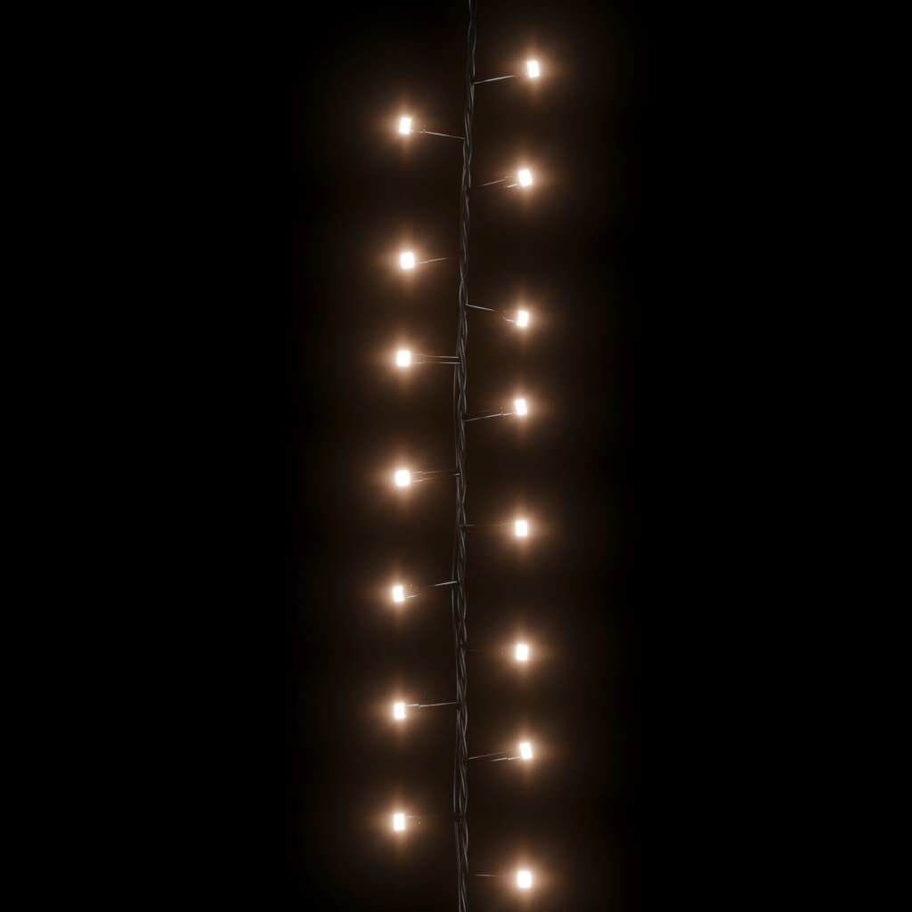vidaXL Φωτάκια Compact με 2000 LED Θερμό Λευκό 45 μ. από PVC