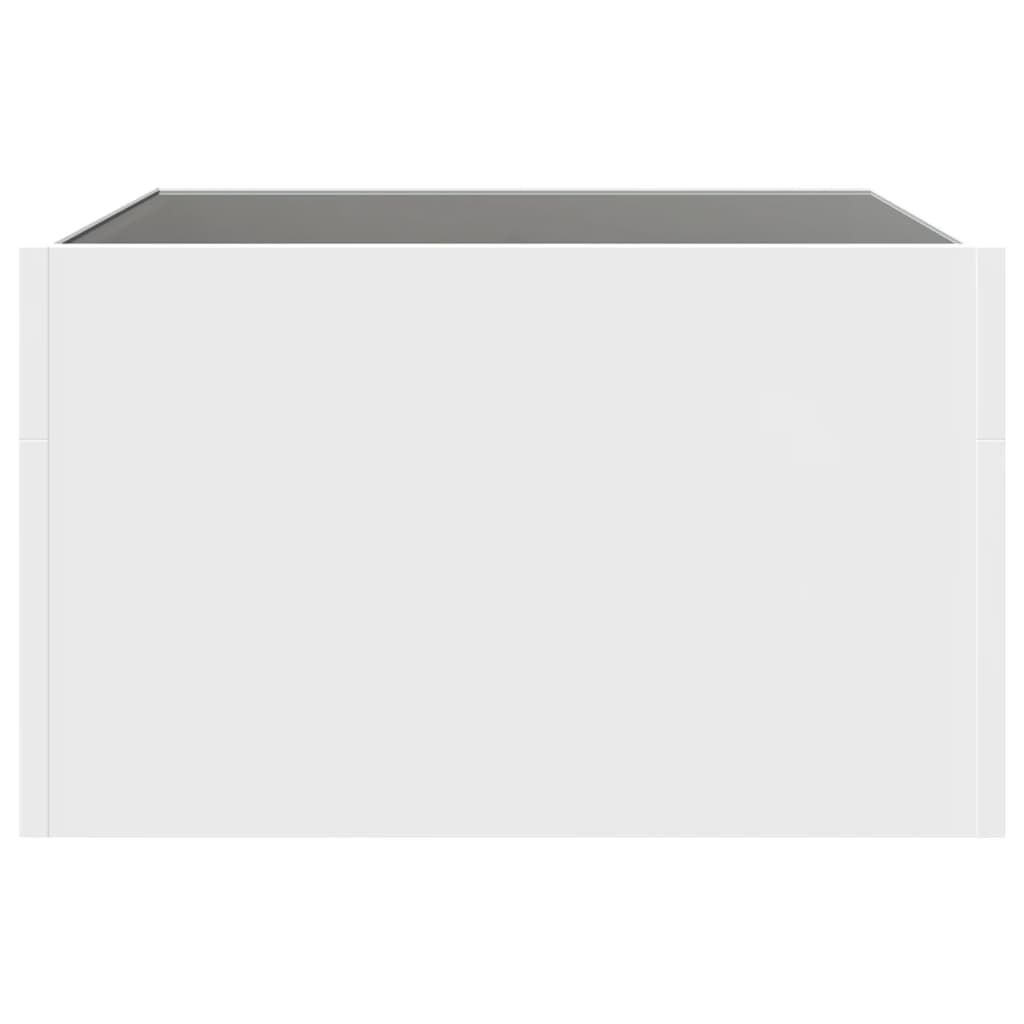 vidaXL Τραπεζάκι Σαλονιού Infinity LED Λευκό 50x50x30 εκ.