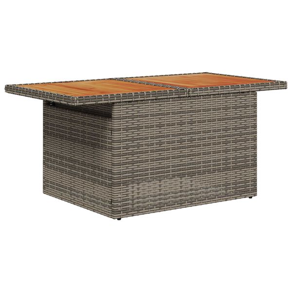 vidaXL Σετ Καναπέ Κήπου 8 pcs Γκρι συνθετικό ρατάν