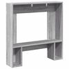 vidaXL Πλαίσιο Τζακιού Γκρι Sonoma 81x18x82 εκ. από Επεξ. Ξύλο