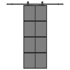 vidaXL &Sigma;&upsilon;&rho;ό&mu;&epsilon;&nu;&eta; &pi;ό&rho;&tau;&alpha; &mu;&epsilon; &sigma;&epsilon;&tau; &upsilon;&lambda;&iota;&kappa;&omicron;ύ &Mu;&alpha;ύ&rho;&omicron; 76x205 cm &gamma;&upsilon;&alpha;&lambda;ί &mu;&epsilon;&tau;&rho;&iota;&alpha;&sigma;&mu;έ&nu;&omicron;