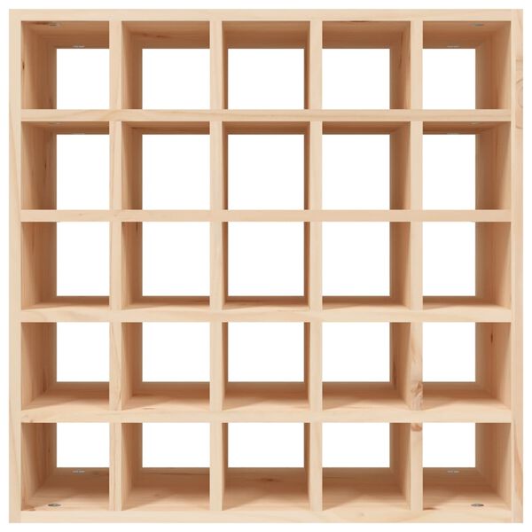 vidaXL Κάβα Κρασιών 56 x 25 x 56 εκ. από Μασίφ Ξύλο Πεύκου