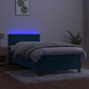 vidaXL &Kappa;&rho;&epsilon;&beta;ά&tau;&iota; Boxspring &mu;&epsilon; &Sigma;&tau;&rho;ώ&mu;&alpha; & LED &Sigma;&kappa;. &Mu;&pi;&lambda;&epsilon; 90x200 &epsilon;&kappa;. &Beta;&epsilon;&lambda;&omicron;ύ&delta;&iota;&nu;&omicron;