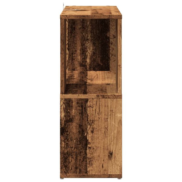 vidaXL Βιβλιοθήκη Όψη Παλαιού Ξύλου 60 x 24 x 63 εκ. από Επεξεργ. Ξύλο