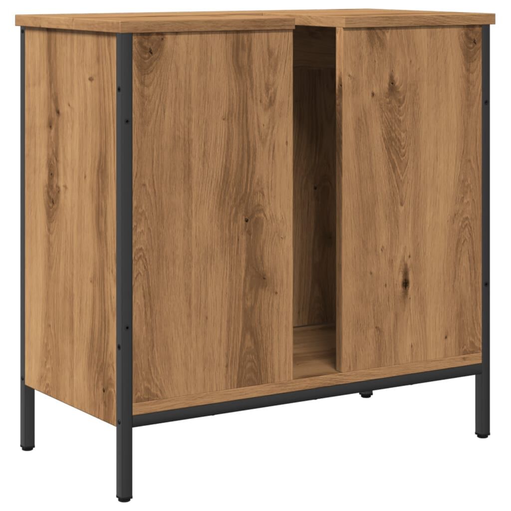 vidaXL Ντουλάπι Νιπτήρα Αρτισιανή Δρυς 60x30x60 εκ. Επεξ. Ξύλο