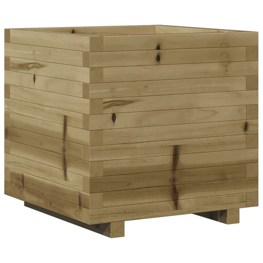 vidaXL Ζαρντινιέρα Κήπου 50x50x49,5 εκ. από Εμποτισμένο Ξύλο Πεύκου