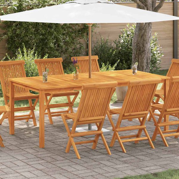 vidaXL &Tau;&rho;&alpha;&pi;έ&zeta;&iota; &Kappa;ή&pi;&omicron;&upsilon; 200 x 100 x 74 &epsilon;&kappa;. &alpha;&pi;ό &Mu;&alpha;&sigma;ί&phi; &Xi;ύ&lambda;&omicron; &Alpha;&kappa;&alpha;&kappa;ί&alpha;&sigmaf;