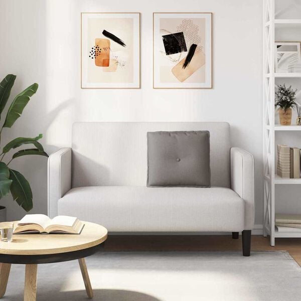 vidaXL Μαξιλάρι Πλάτης Taupe 50 x 19 x 45 εκ ύφασμα