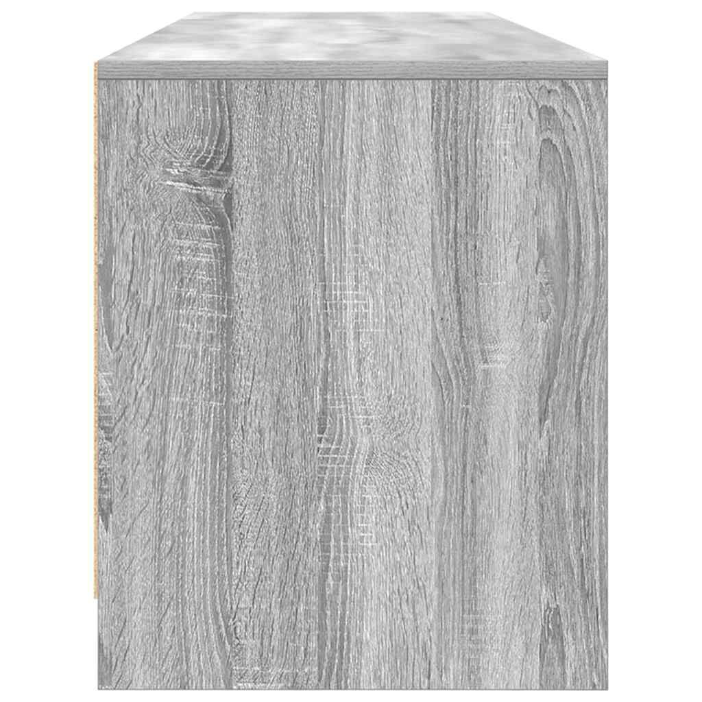 vidaXL Έπιπλο Τηλεόρασης Γκρι Sonoma 188,5x41x50 εκ. Επεξεργ. Ξύλο