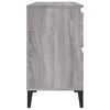 vidaXL Ντουλάπι Νιπτήρα Γκρι Sonoma 80 x 33 x 60εκ. Επεξεργασμένο Ξύλο