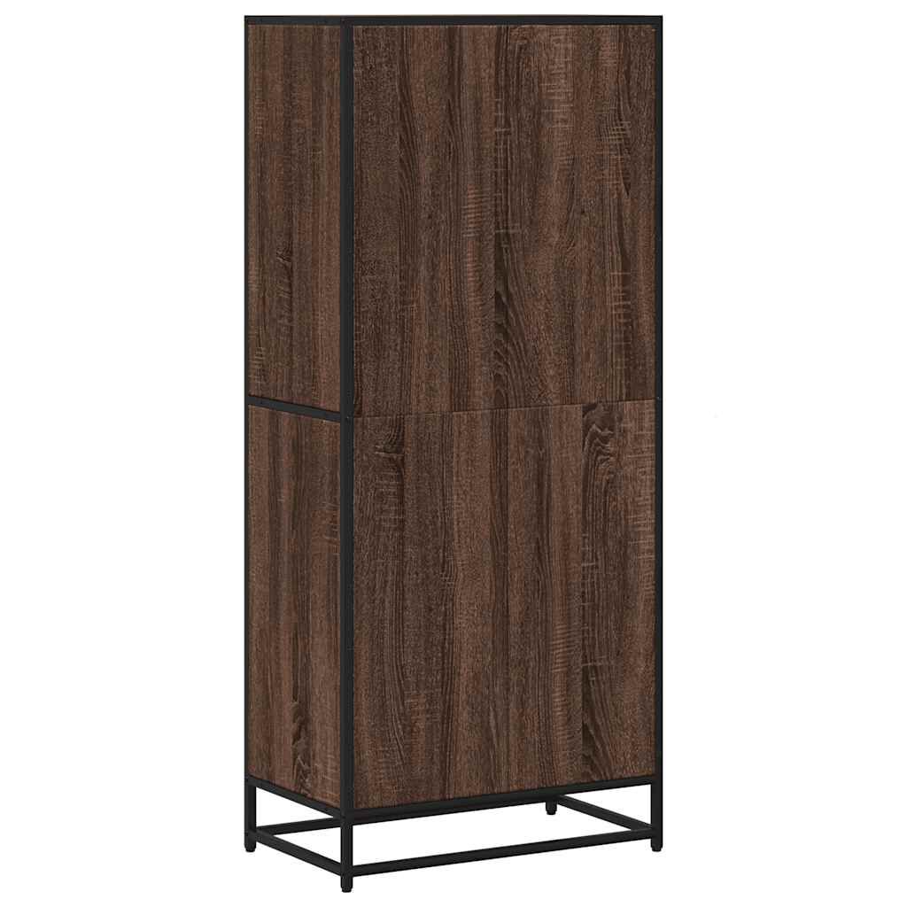 vidaXL Βιβλιοθήκη καφέ δρυς 60x35x139 cm Ξύλινη κατασκευή