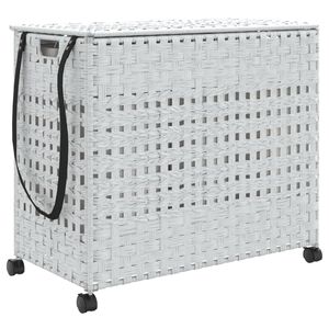 vidaXL &Kappa;&alpha;&lambda;ά&theta;&iota; Ά&pi;&lambda;&upsilon;&tau;&omega;&nu; &mu;&epsilon; &Tau;&rho;&omicron;&chi;&omicron;ύ&sigmaf; &Lambda;&epsilon;&upsilon;&kappa;ό 66x35x60 &epsilon;&kappa;. &alpha;&pi;ό &Rho;&alpha;&tau;ά&nu;