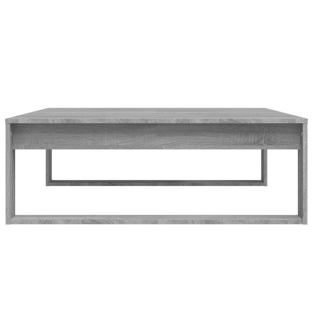 vidaXL Τραπεζάκι Σαλονιού Γκρι Sonoma 100x100x35εκ. Επεξεργασμένο Ξύλο